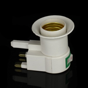 E27 Light Lamp Bulb Socket Connector Socket Adapter - UK Plug