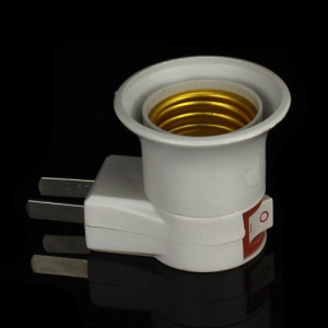 E27 Light Lamp Bulb Socket Connector Socket Adapter - US Plug