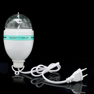 3W Full Color Rotating 3D Effect Party Stage Spot Lamp Light