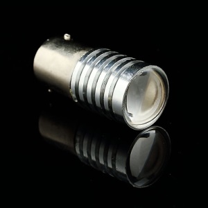 1156 3W LED Pure Yellow Signal Light Lamp Bulb 120LM