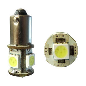 BA9S 4+1 5050 LED Car Lamps Bulbs Turning Light(Package included 2 pcs)