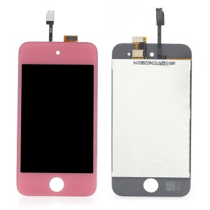 Pink LCD Assembly with Touch Screen Digitizer Replacement for iPod Touch 4 4th 4G