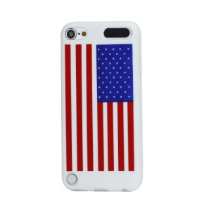 American USA National Flag Soft Silicone Case Cover for iPod Touch 5