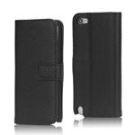 Lychee Leather Magnetic Case Cover with Stand for iPod Touch 5
