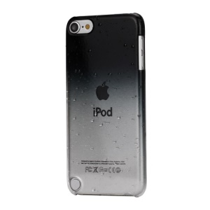 Gradient Color Raindrop Hard Case for iPod Touch 5 - Black