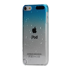 Gradient Color Raindrop Hard Case for iPod Touch 5 - Light Blue