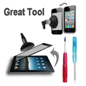 iPad Touch Screen Dismantle Tool with T4 Pentagon Screwdrivers