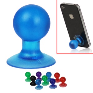9PCS/Pack Mixed Color Soft Rubber Sucker Stand 8009