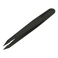 Pointed Tip Anti-static Plastic Tweezer Repair Tool - Black