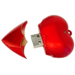 Heart style usb flash disk