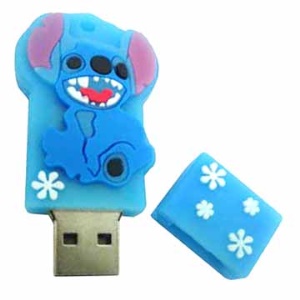 Light Blue Stitch USB Flash Disk ,2/4/8/16GB Available