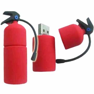 Fire Extinguisher Red USB Flash Disk,2/4/8/16GB Available
