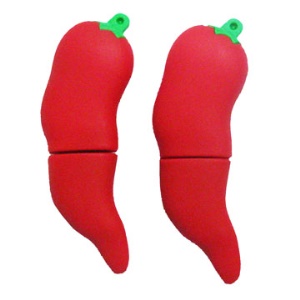 Red Pepper USB Flash Disk,2/4/8/16GB Available
