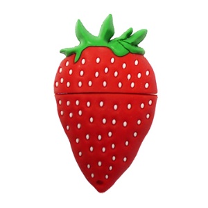 Strawberry USB Flash Driver,2/4/8/16GB Available