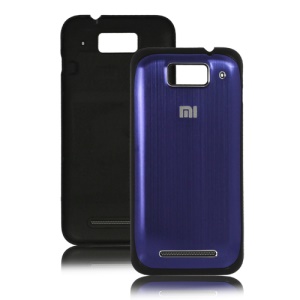 Brushed Back Cover Housing for XiaoMi M1 Miui M1 Mi-One Plus - Black / Dark Blue