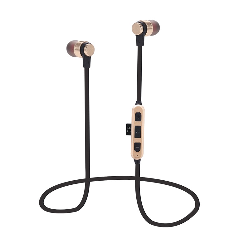 ST-K9 Magnetic Wireless Bluetooth 4.2 Metal In-ear Earphone with Mic Support TF Card for iPhone Samsung - Gold
ST-K9 Magnetic Wireless Bluetooth 4.2 Metal In-ear Earphone with Mic Support TF Card for iPhone Samsung - Gold