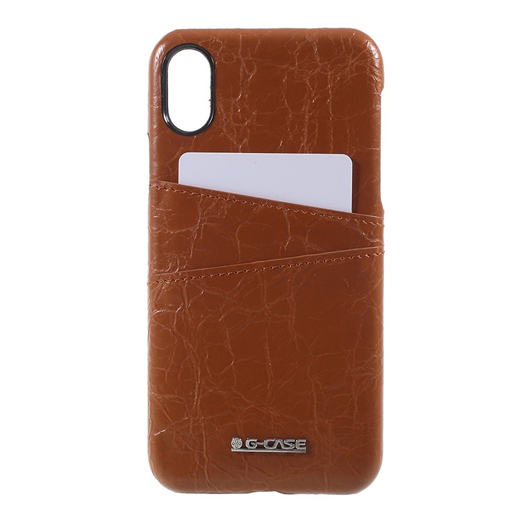 G-CASE Кожаные Чехлы Для Карточек Корпус Для Мобильного Телефона Для Iphone X 5.8 Inch - Коричневый, iPhone X
G-CASE Кожаные Чехлы Для Карточек Корпус Для Мобильного Телефона Для Iphone X 5.8 Inch - Коричневый, iPhone X