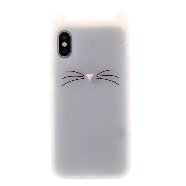 IPhone Яблока Аргументы За Крышки Силикона Кота Усов 3D X / 10 5,8 Дюйма - белый, iPhone X
IPhone Яблока Аргументы За Крышки Силикона Кота Усов 3D X / 10 5,8 Дюйма - белый, iPhone X