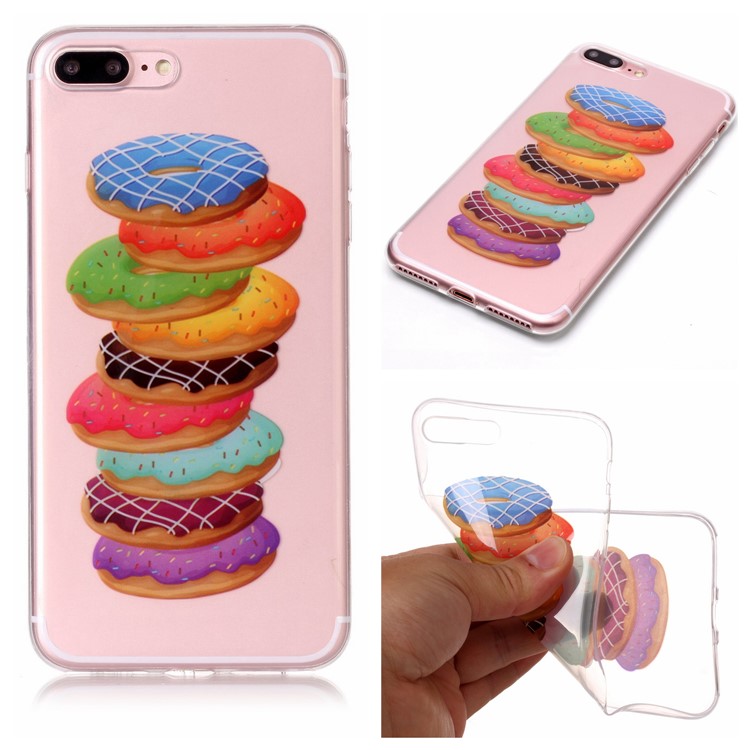 Pattern Printing IMD TPU Protection Case for iPhone 8 Plus / 7 Plus - Doughnut Pattern
Pattern Printing IMD TPU Protection Case for iPhone 8 Plus / 7 Plus - Doughnut Pattern