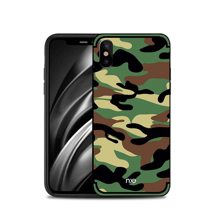 NXE Камуфляж PC + TPU Гибридный Корпус Корпуса Телефона С Подставкой Для Iphone X - Зеленый, iPhone X
NXE Камуфляж PC + TPU Гибридный Корпус Корпуса Телефона С Подставкой Для Iphone X - Зеленый, iPhone X