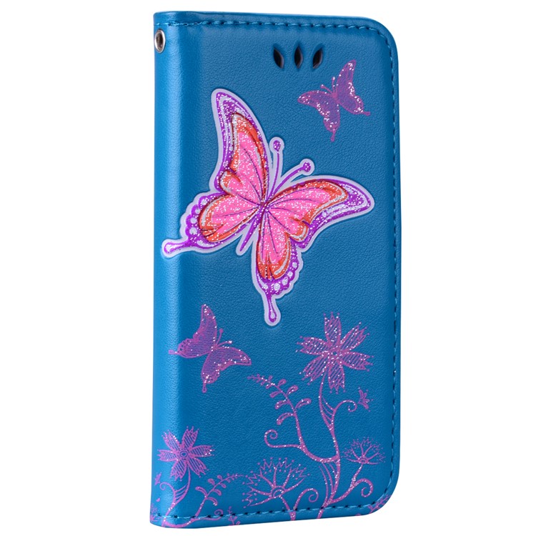 Flash Powder Butterfly Flower Wallet Leather Mobile Cover for iPhone SE / 5s / 5 - Blue, iPhone SE
Flash Powder Butterfly Flower Wallet Leather Mobile Cover for iPhone SE / 5s / 5 - Blue, iPhone SE