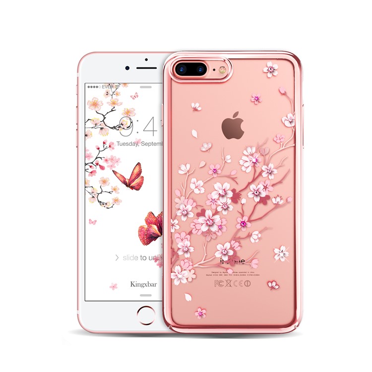 KINGXBAR Authorized Swarovski Crystal Plated PC Back Cover for iPhone 8 Plus / 7 Plus 5.5 inch - Pink
KINGXBAR Authorized Swarovski Crystal Plated PC Back Cover for iPhone 8 Plus / 7 Plus 5.5 inch - Pink