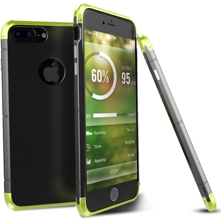 Guardian Series Frame Metal Plastic Casing Cover for iPhone 8 Plus / 7 Plus 5.5 inch - Black / Green
Guardian Series Frame Metal Plastic Casing Cover for iPhone 8 Plus / 7 Plus 5.5 inch - Black / Green