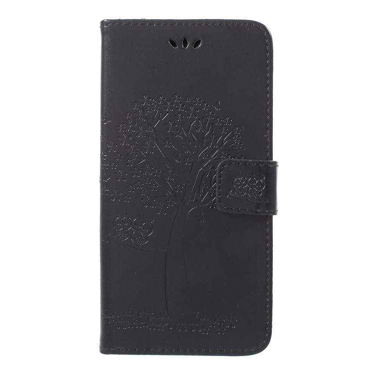 For iPhone XR 6.1 inch Imprint Tree Owl Wallet Stand Leather Phone Cover with Lanyard - Black
For iPhone XR 6.1 inch Imprint Tree Owl Wallet Stand Leather Phone Cover with Lanyard - Black
