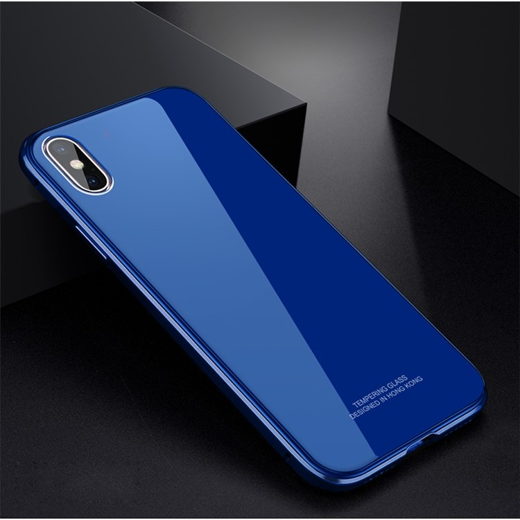 Для Iphone X Гальванизация ПК + Металлическая Рама + Закаленное Стекло Назад Жесткий Мобильный Телефон Ультратонкий Корпус - Синий
Для Iphone X Гальванизация ПК + Металлическая Рама + Закаленное Стекло Назад Жесткий Мобильный Телефон Ультратонкий Корпус - Синий