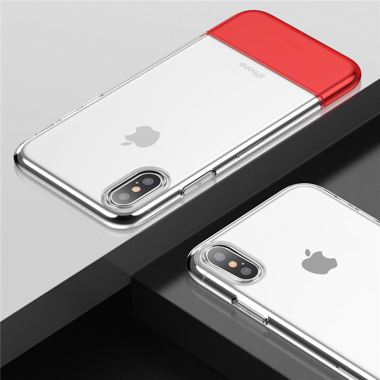 BASEUS Soft and Hard Series Plastic + TPU Hybrid Phone Casing for iPhone Xs 5.8-inch - Red, iPhone XS 5.8 inch
BASEUS Soft and Hard Series Plastic + TPU Hybrid Phone Casing for iPhone Xs 5.8-inch - Red, iPhone XS 5.8 inch