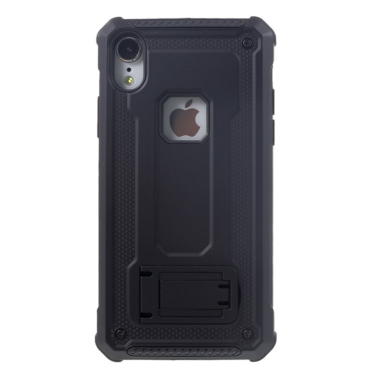 Пластиковая + TPU Гибридная Крышка Телефона С Подставкой Для Iphone XR 6.1 Inch - Черный, iPhone XR 6.1 inch
Пластиковая + TPU Гибридная Крышка Телефона С Подставкой Для Iphone XR 6.1 Inch - Черный, iPhone XR 6.1 inch