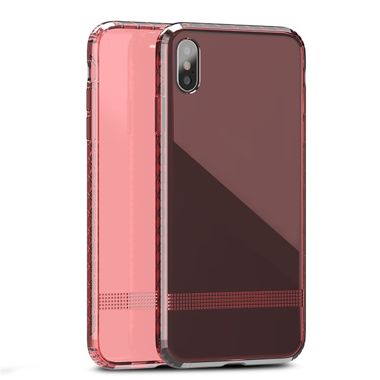 IPAKY Transparent Diamond Texture Soft TPU Phone Shell for iPhone XS Max 6.5 inch - Red
IPAKY Transparent Diamond Texture Soft TPU Phone Shell for iPhone XS Max 6.5 inch - Red