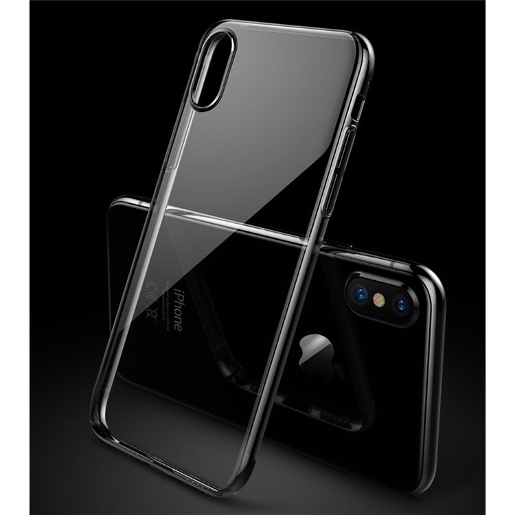 JOYROOM Electroplating TPU Back Case for iPhone XS Max 6.5 inch - Black, iPhone XS Max 6.5 inch
JOYROOM Electroplating TPU Back Case for iPhone XS Max 6.5 inch - Black, iPhone XS Max 6.5 inch