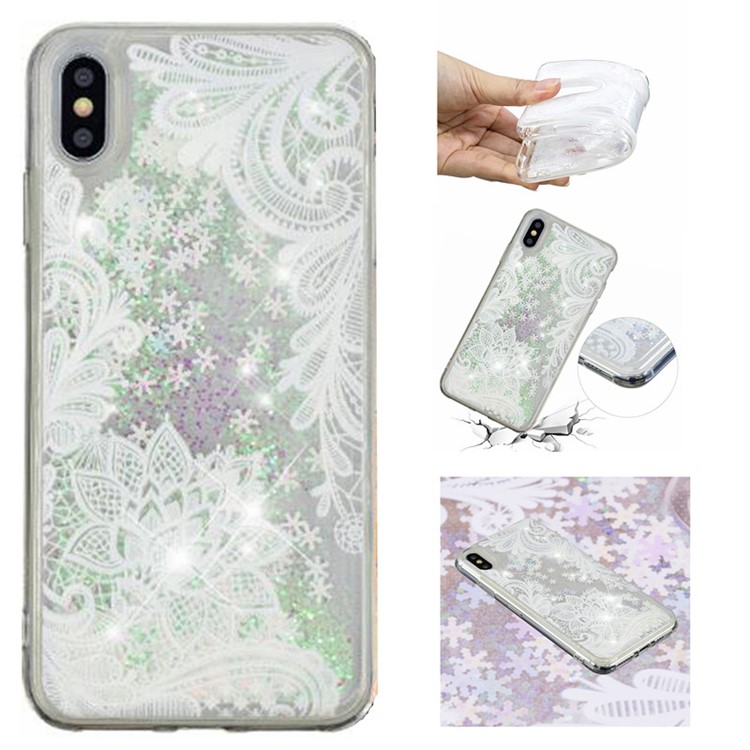 Dynamic Glitter Powder Heart Shaped Sequins TPU Shockproof Cover for iPhone XS Max 6.5 inch - Flowers Pattern, iPhone XS Max
Dynamic Glitter Powder Heart Shaped Sequins TPU Shockproof Cover for iPhone XS Max 6.5 inch - Flowers Pattern, iPhone XS Max