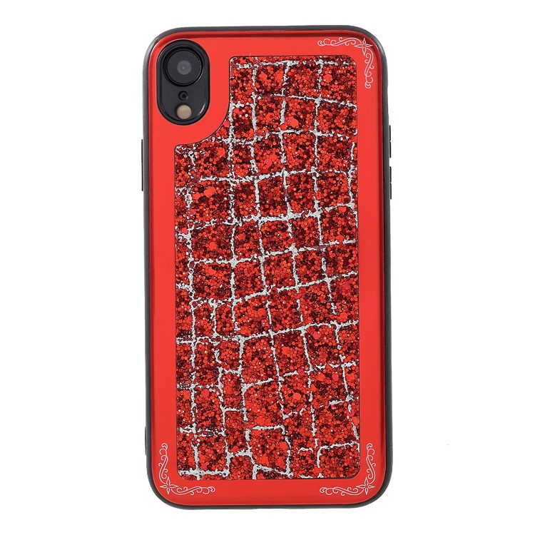 Grid Pattern Glittering Sequins TPU Metal Hybrid Cover for iPhone XR 6.1 inch - Red, iPhone XR
Grid Pattern Glittering Sequins TPU Metal Hybrid Cover for iPhone XR 6.1 inch - Red, iPhone XR