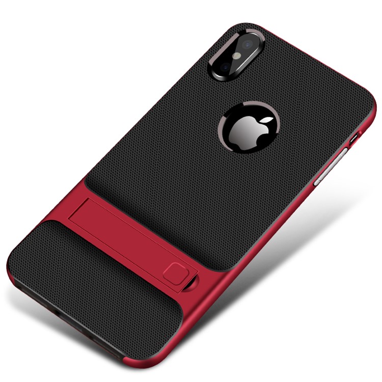 ELEGANCE Grid Pattern TPU + PC Kickstand Mobile Case for iPhone XS Max 6.5 inch - Red, iPhone XS Max
ELEGANCE Grid Pattern TPU + PC Kickstand Mobile Case for iPhone XS Max 6.5 inch - Red, iPhone XS Max