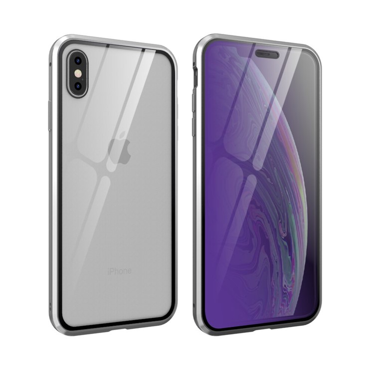 Для Iphone XS Макс 6,5 Дюйма Синего Дьявола Серии Металлической Рамы + Двухсторонний Закаленное Стекло Анти-Blue-Ray Случая - Серебряный, iPhone XS Max 6.5 inch
Для Iphone XS Макс 6,5 Дюйма Синего Дьявола Серии Металлической Рамы + Двухсторонний Закаленное Стекло Анти-Blue-Ray Случая - Серебряный, iPhone XS Max 6.5 inch