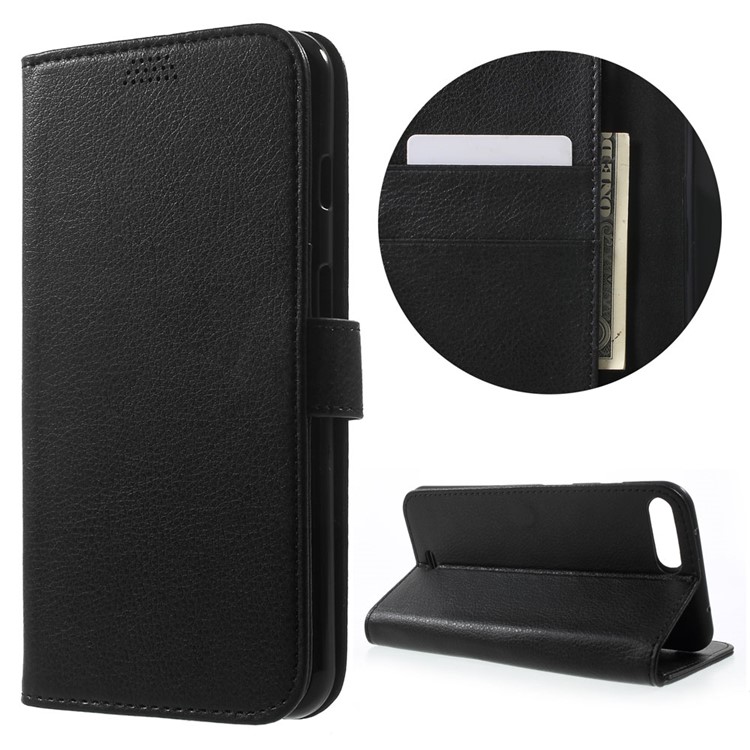 Litchi Texture Wallet Stand Leather Case for iPhone 8 Plus / 7 Plus 5.5 inch - Black, iPhone 8 Plus
Litchi Texture Wallet Stand Leather Case for iPhone 8 Plus / 7 Plus 5.5 inch - Black, iPhone 8 Plus