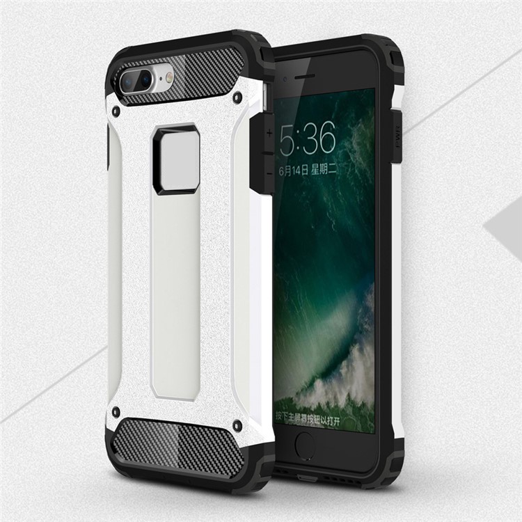 Armor Guard Plastic + TPU Hybrid Shell Case for iPhone 8 Plus / 7 Plus 5.5 inch - White, iPhone 7 Plus 5.5 inch
Armor Guard Plastic + TPU Hybrid Shell Case for iPhone 8 Plus / 7 Plus 5.5 inch - White, iPhone 7 Plus 5.5 inch