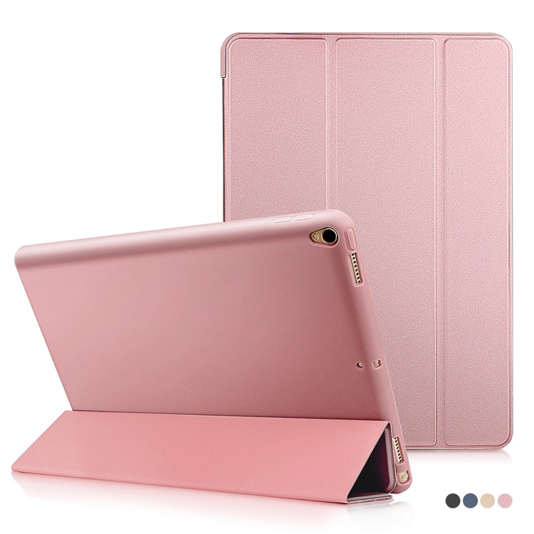 Auto-wake/sleep Tri-fold Stand Protective Leather Shell for iPad Air 10.5 (2019) / Pro 10.5-inch (2017) - Rose Gold
Auto-wake/sleep Tri-fold Stand Protective Leather Shell for iPad Air 10.5 (2019) / Pro 10.5-inch (2017) - Rose Gold