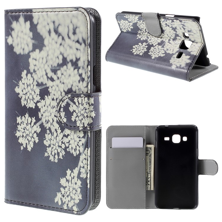 Diary Style Wallet Stand Leather Case for Samsung Galaxy J3 / J3 (2016) - Pretty White Blossom
Diary Style Wallet Stand Leather Case for Samsung Galaxy J3 / J3 (2016) - Pretty White Blossom