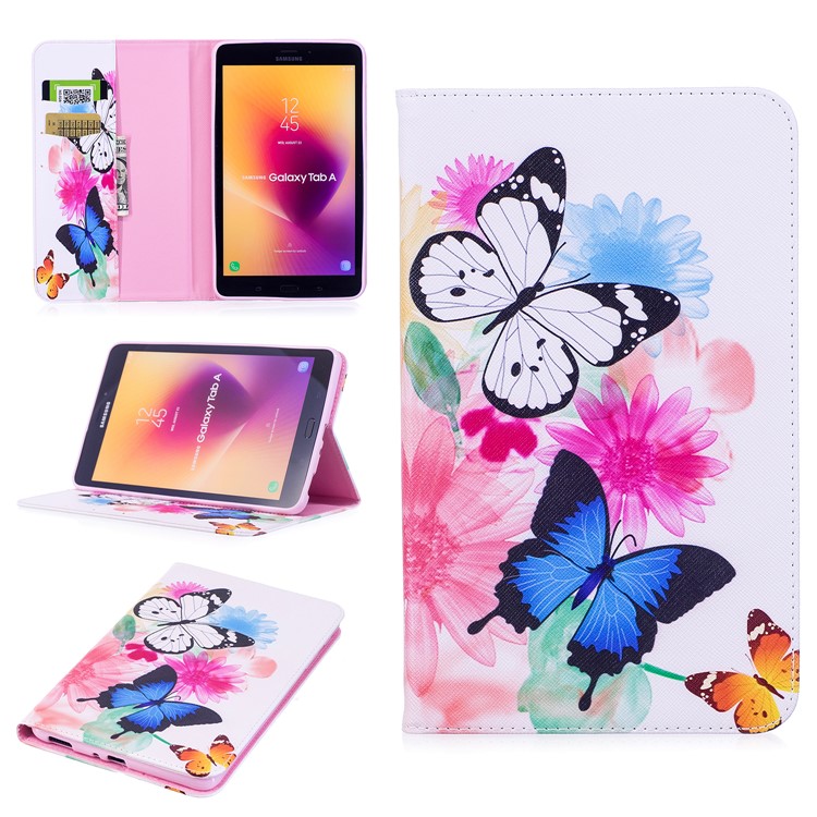 Pattern Printing Card Holder Leather Tablet Case Cover for Samsung Galaxy Tab A 8.0 (2017) T385/T380 - Butterflies and Flowers
Pattern Printing Card Holder Leather Tablet Case Cover for Samsung Galaxy Tab A 8.0 (2017) T385/T380 - Butterflies and Flowers