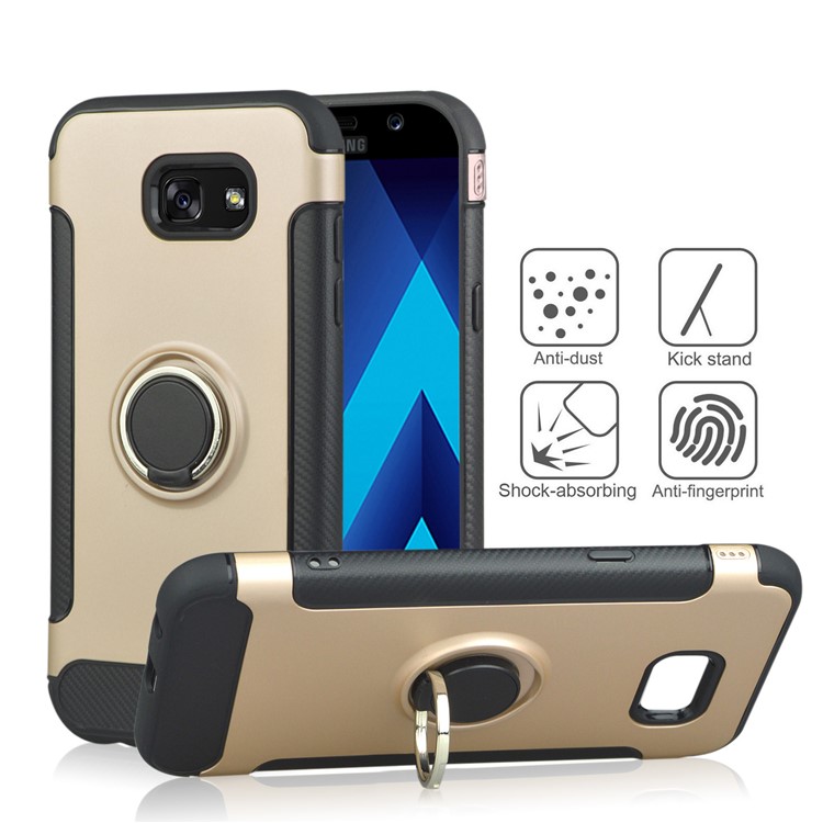 ANGIBABE Carbon Fiber Texture TPU+PC Hybrid Phone Shell with Kickstand for Samsung Galaxy A5 (2017) - Rose Gold, Galaxy A5 (2017)
ANGIBABE Carbon Fiber Texture TPU+PC Hybrid Phone Shell with Kickstand for Samsung Galaxy A5 (2017) - Rose Gold, Galaxy A5 (2017)