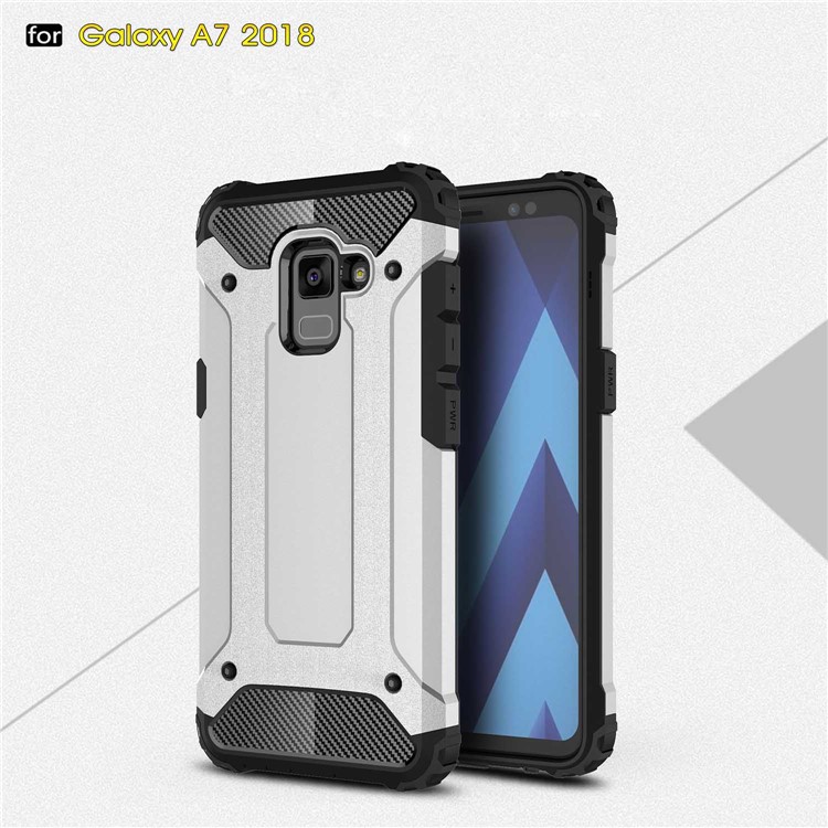 Armor Guard Plastic + TPU Combo Shell Case for Samsung Galaxy A8+ (2018) - Grey, Galaxy A8+ (2018)
Armor Guard Plastic + TPU Combo Shell Case for Samsung Galaxy A8+ (2018) - Grey, Galaxy A8+ (2018)