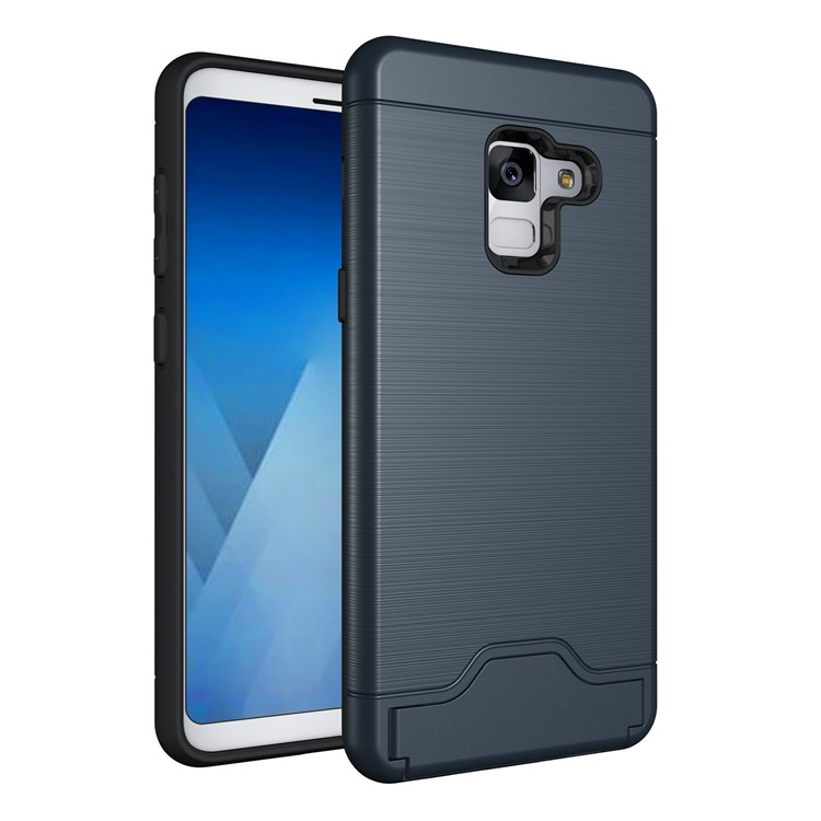 Для Samsung Galaxy A8 (2018) Щеткой PC + TPU Комбинированная Крышка Телефона С Подставкой - Темно-синий, Galaxy A8 (2018)
Для Samsung Galaxy A8 (2018) Щеткой PC + TPU Комбинированная Крышка Телефона С Подставкой - Темно-синий, Galaxy A8 (2018)