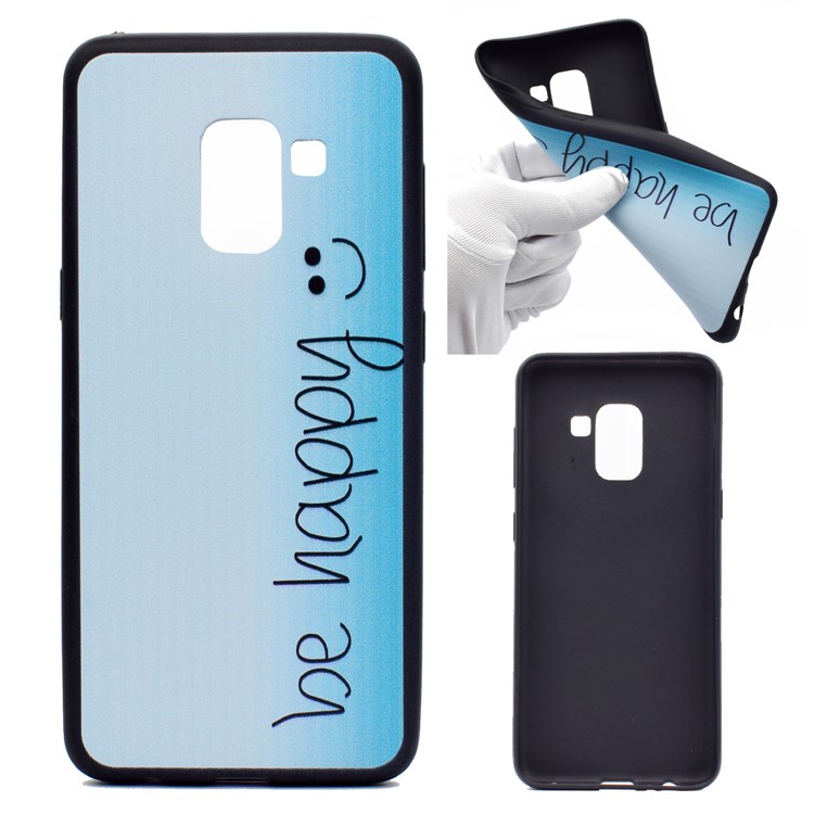 Patterned Printing TPU Soft Phone Accessory Case for Samsung Galaxy A8 (2018) - Be Happy
Patterned Printing TPU Soft Phone Accessory Case for Samsung Galaxy A8 (2018) - Be Happy