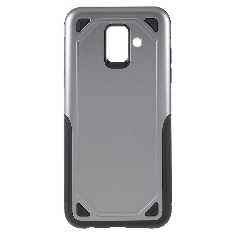 PC + TPU Гибридный Прочный Задний Чехол Для Брони Для Галактики Samsung A6 (2018) - Серый, Galaxy A6 (2018)
PC + TPU Гибридный Прочный Задний Чехол Для Брони Для Галактики Samsung A6 (2018) - Серый, Galaxy A6 (2018)