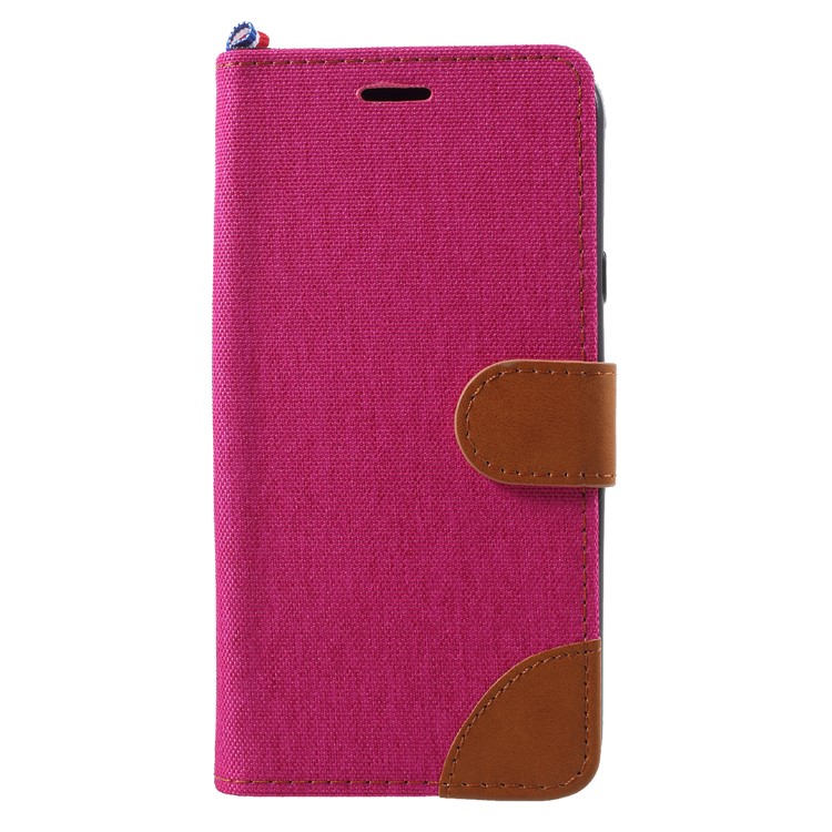 Jeans Cloth Card Holder Stand Leather Flip Phone Case for Samsung Galaxy J4 (2018) - Rose
Jeans Cloth Card Holder Stand Leather Flip Phone Case for Samsung Galaxy J4 (2018) - Rose