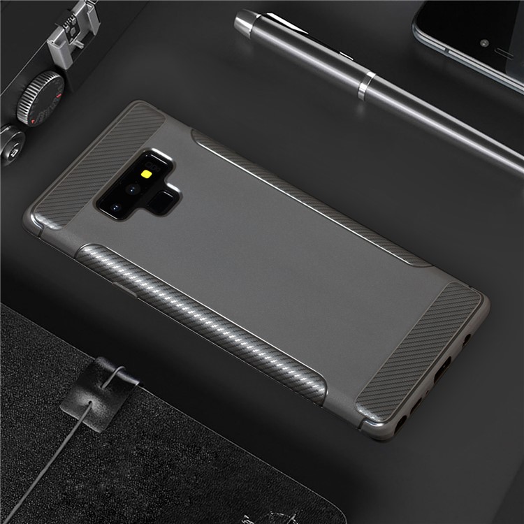 Anti-slip Carbon Fiber Texture Matte TPU Back Accessory Case for Samsung Galaxy Note9 N960 - Grey, Galaxy Note9
Anti-slip Carbon Fiber Texture Matte TPU Back Accessory Case for Samsung Galaxy Note9 N960 - Grey, Galaxy Note9