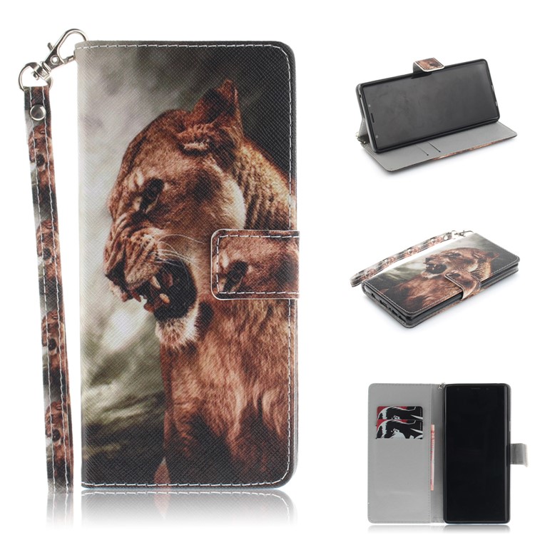 Pattern Printing Wallet Leather Stand Case Cover for Samsung Galaxy Note9 N960 - Powerful Tiger
Pattern Printing Wallet Leather Stand Case Cover for Samsung Galaxy Note9 N960 - Powerful Tiger